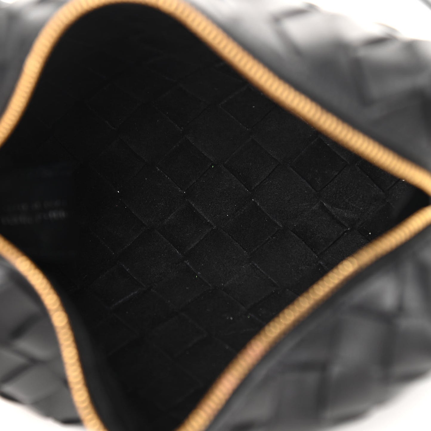 Nappa Intrecciato Mini Loop Camera Bag Black