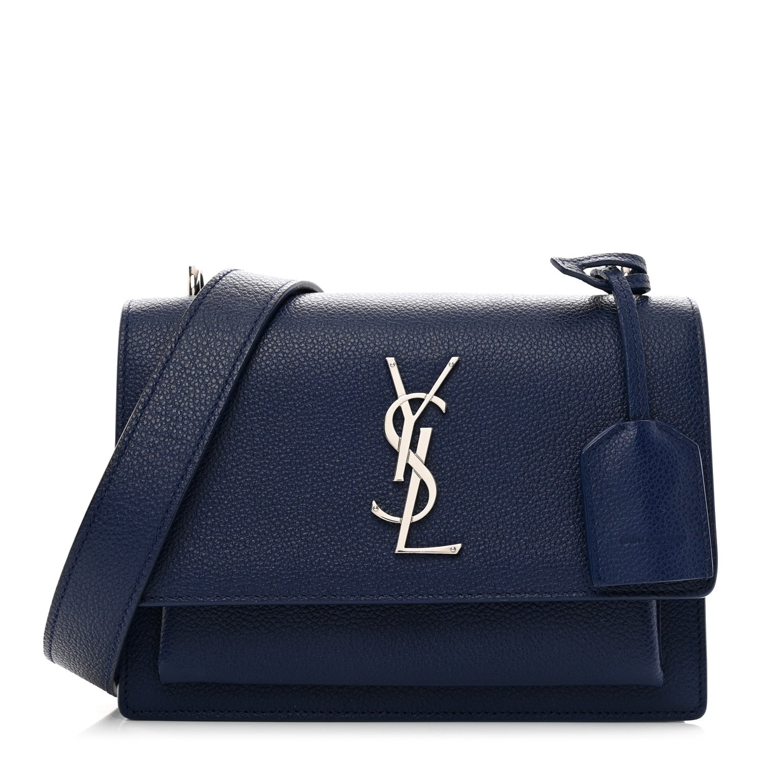 Saint Laurent Grained Calfskin Small Monogram Sunset Marinette 1 of 12
