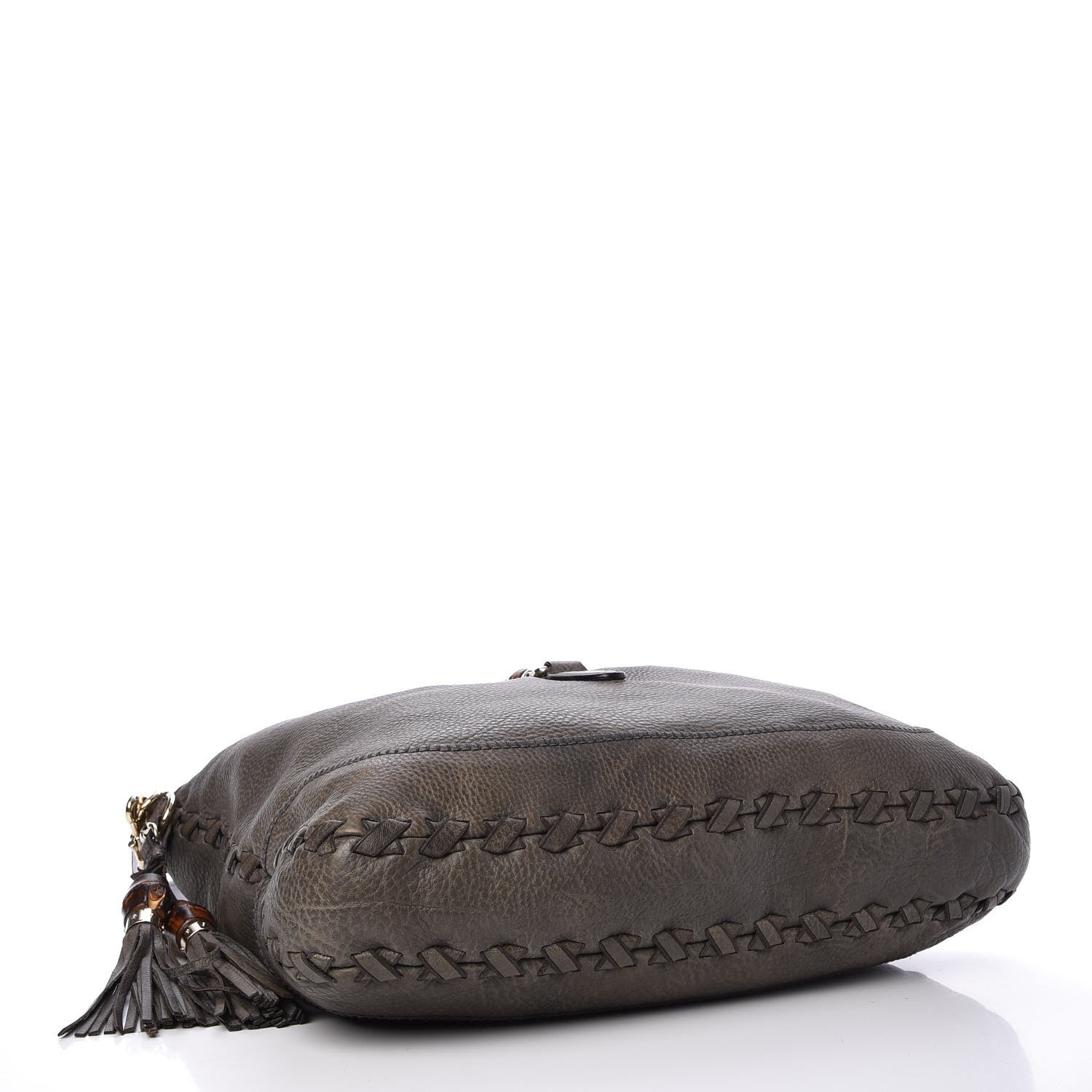 Gucci Calfskin Large New Jackie Shoulder Bag Military 5 of 8