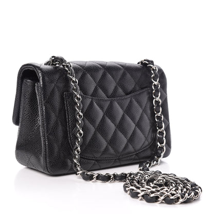Chanel Caviar Quilted Mini Rectangular Flap Black 3 of 12