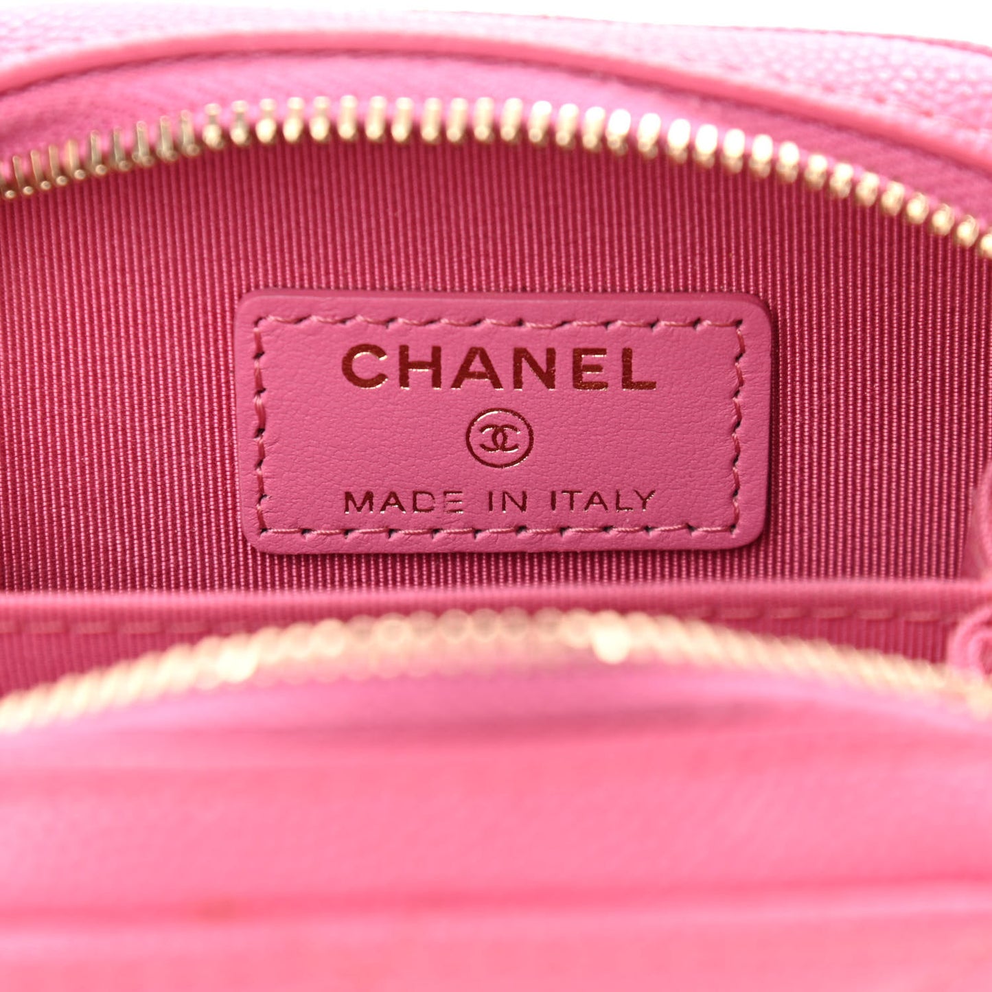 Caviar Quilted Phone Holder Wallet On Chain WOC Pink