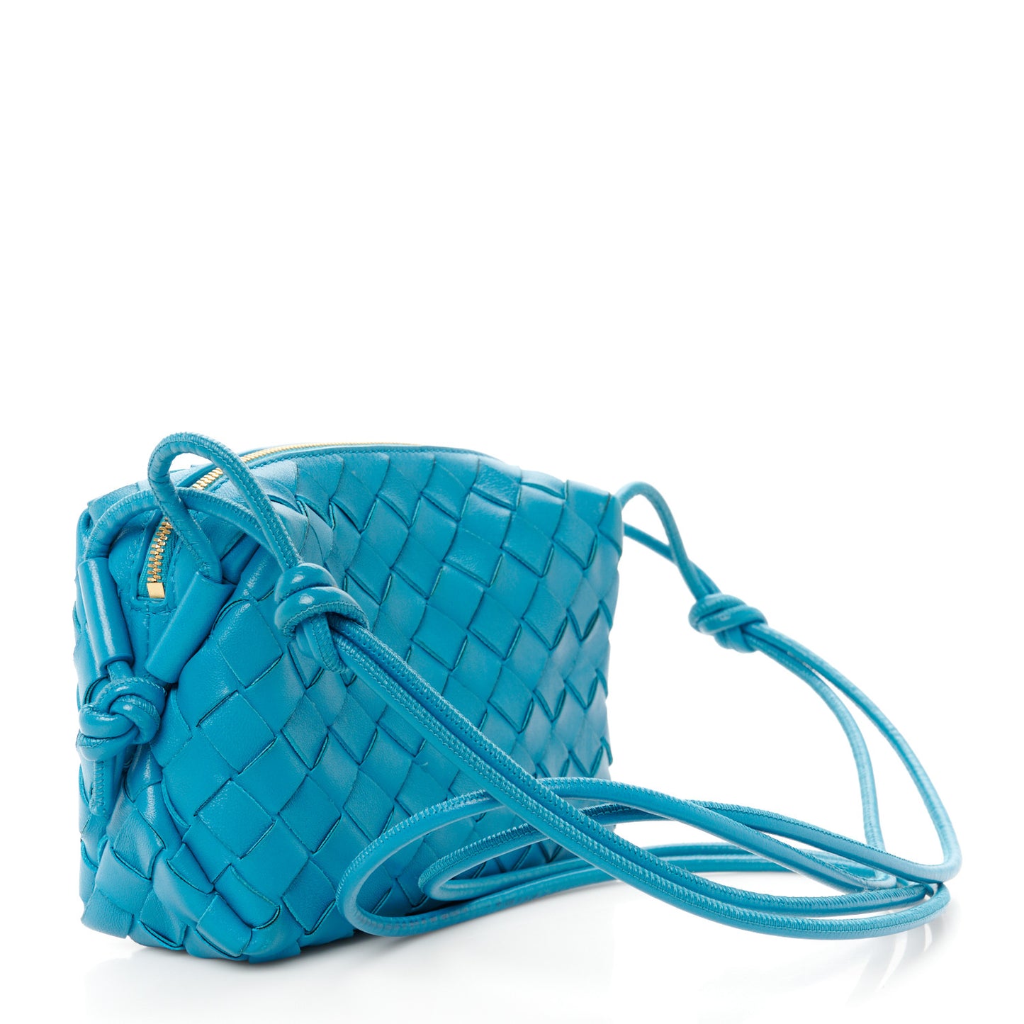 Nappa Intrecciato Mini Loop Camera Bag Blueprint