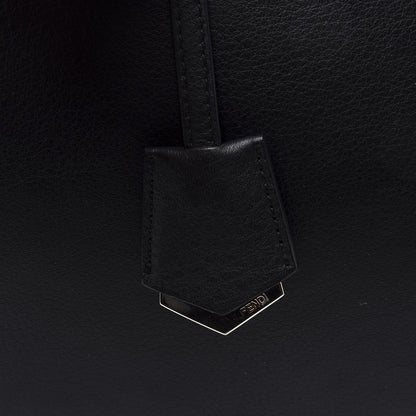 Fendi Vitello Dolce Shiny Nappa Petite 3Jours Tote Black 10 of 13