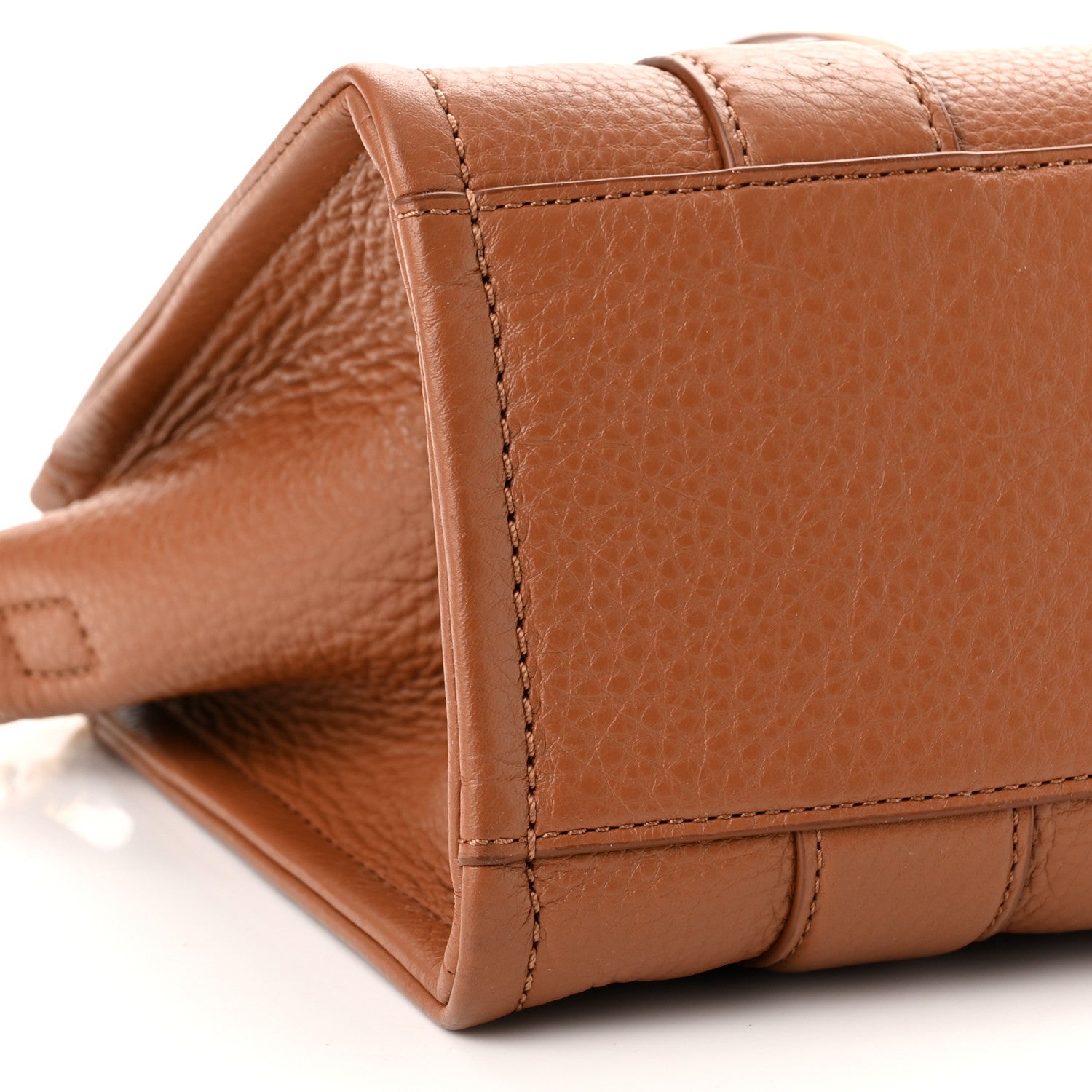 Marc Jacobs Grained Calfskin Small The Tote Bag Argan Oil 9 of 10