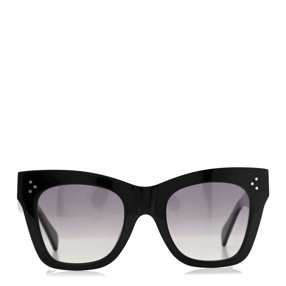 Acetate Polarized Cat Eye Sunglasses CL4004IN Black