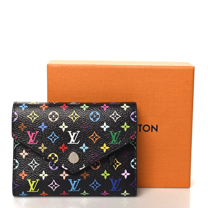 Louis Vuitton LV X TM Monogram Multicolor Victorine Wallet Black 8 of 8
