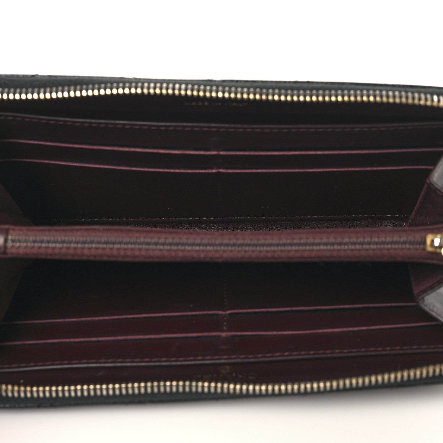 Chanel Caviar Quilted Large Gusset Zip Around Wallet Black 5 of 11