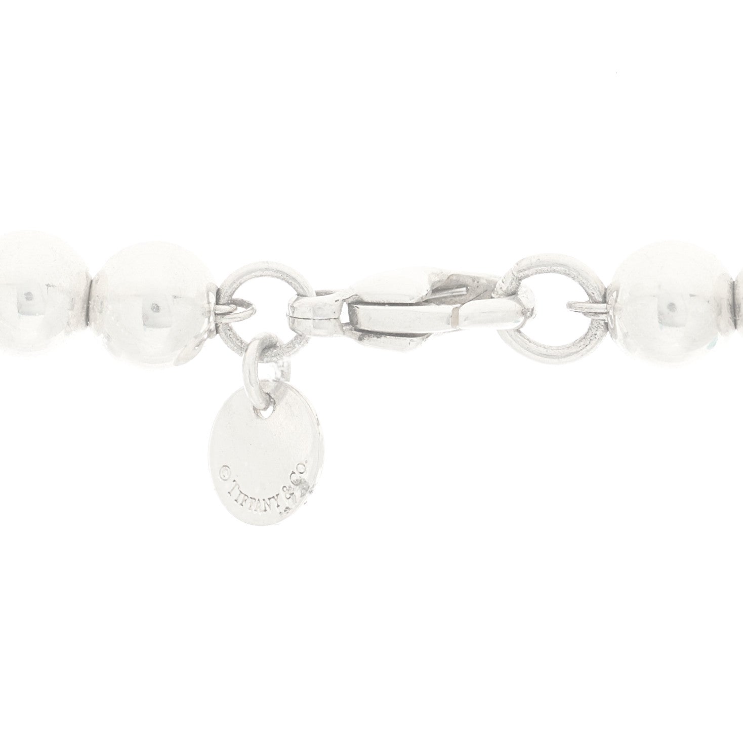 Tiffany Sterling Silver HardWear Graduated Ball Necklace 4 of 6