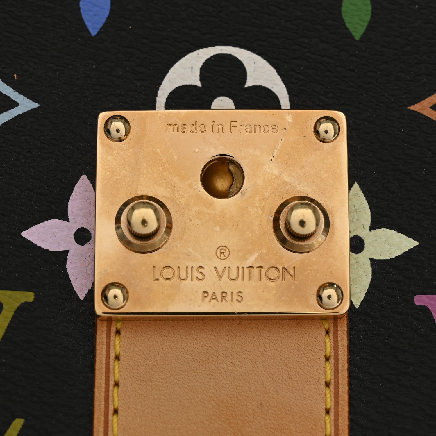 Louis Vuitton Monogram Multicolor Keepall 45 Black 9 of 15