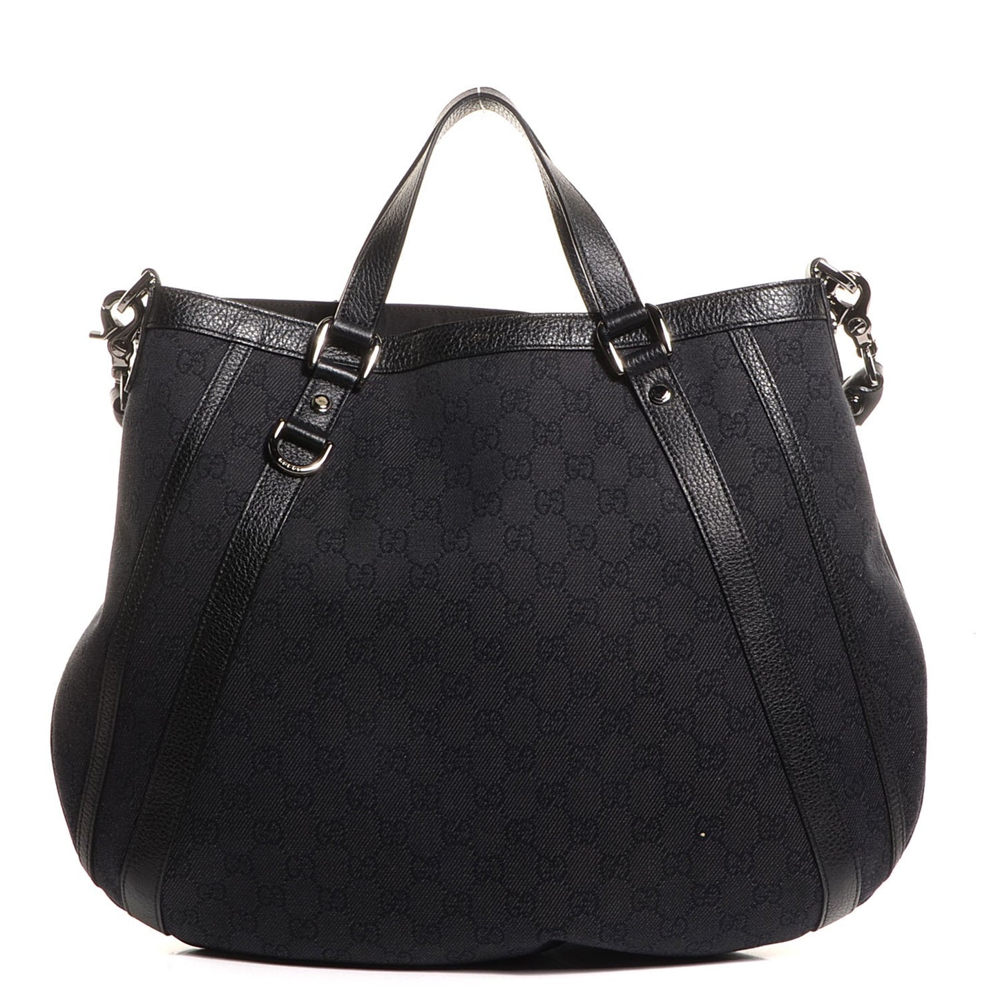 Monogram Medium Abbey Convertible Tote Black