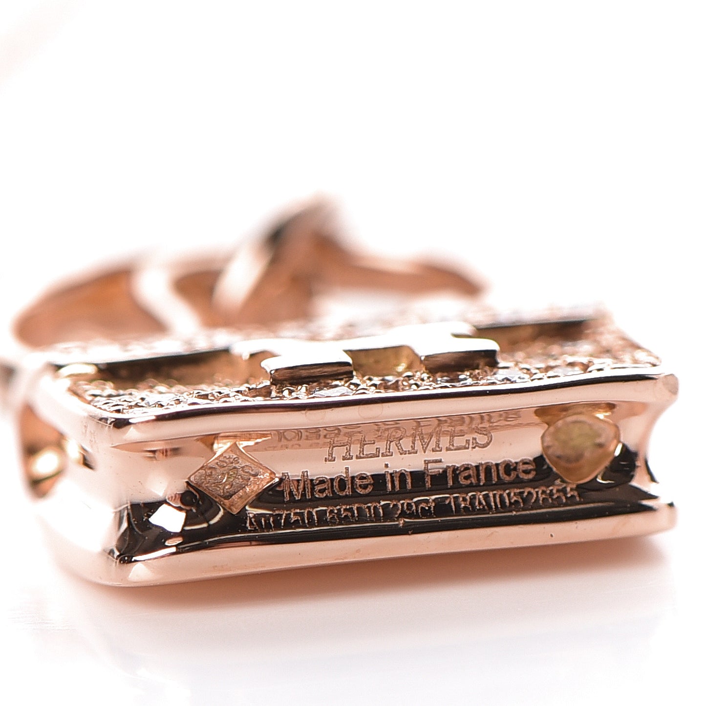 18K Rose Gold Diamond Constance Amulette Pendant Necklace