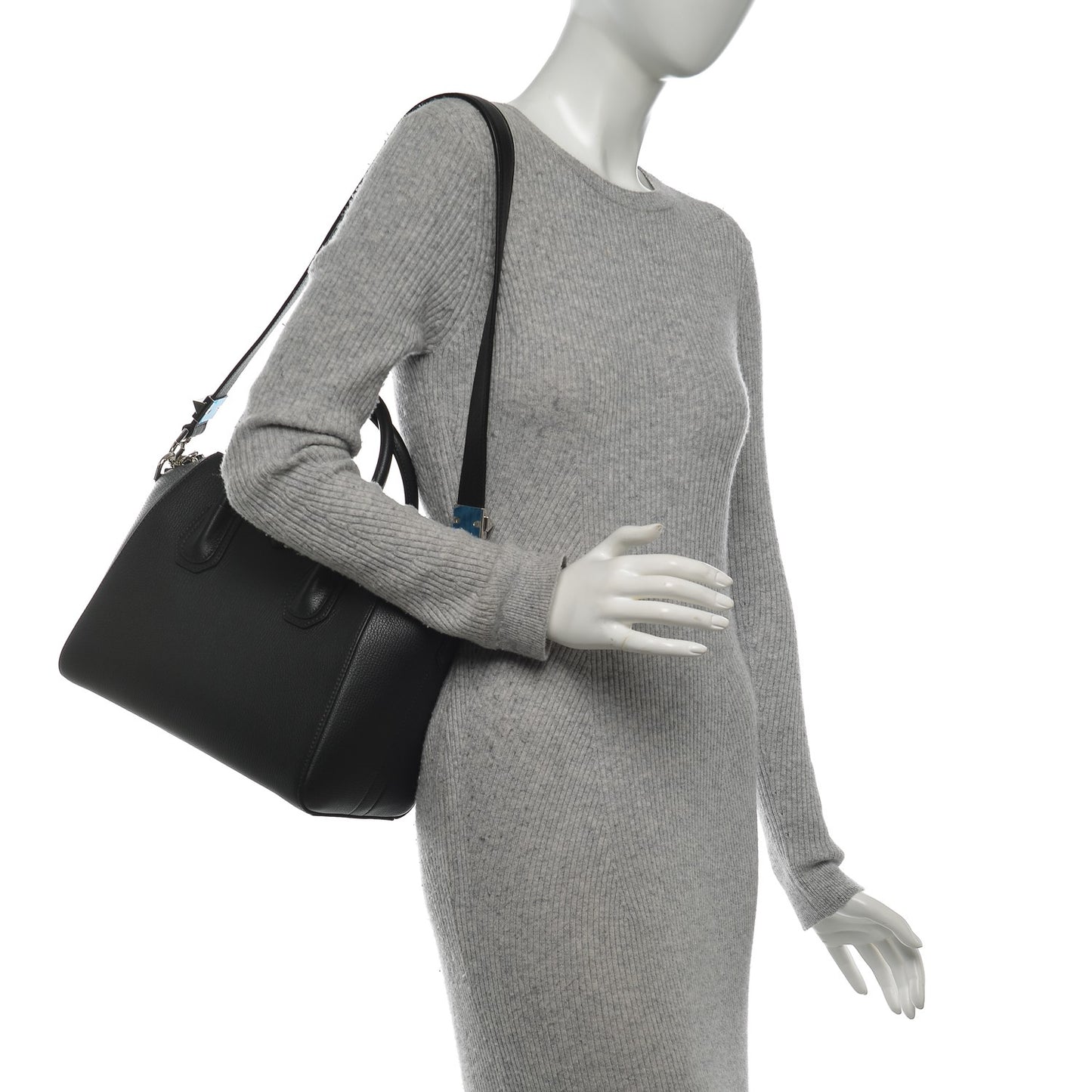 Sugar Goatskin Small Antigona Black
