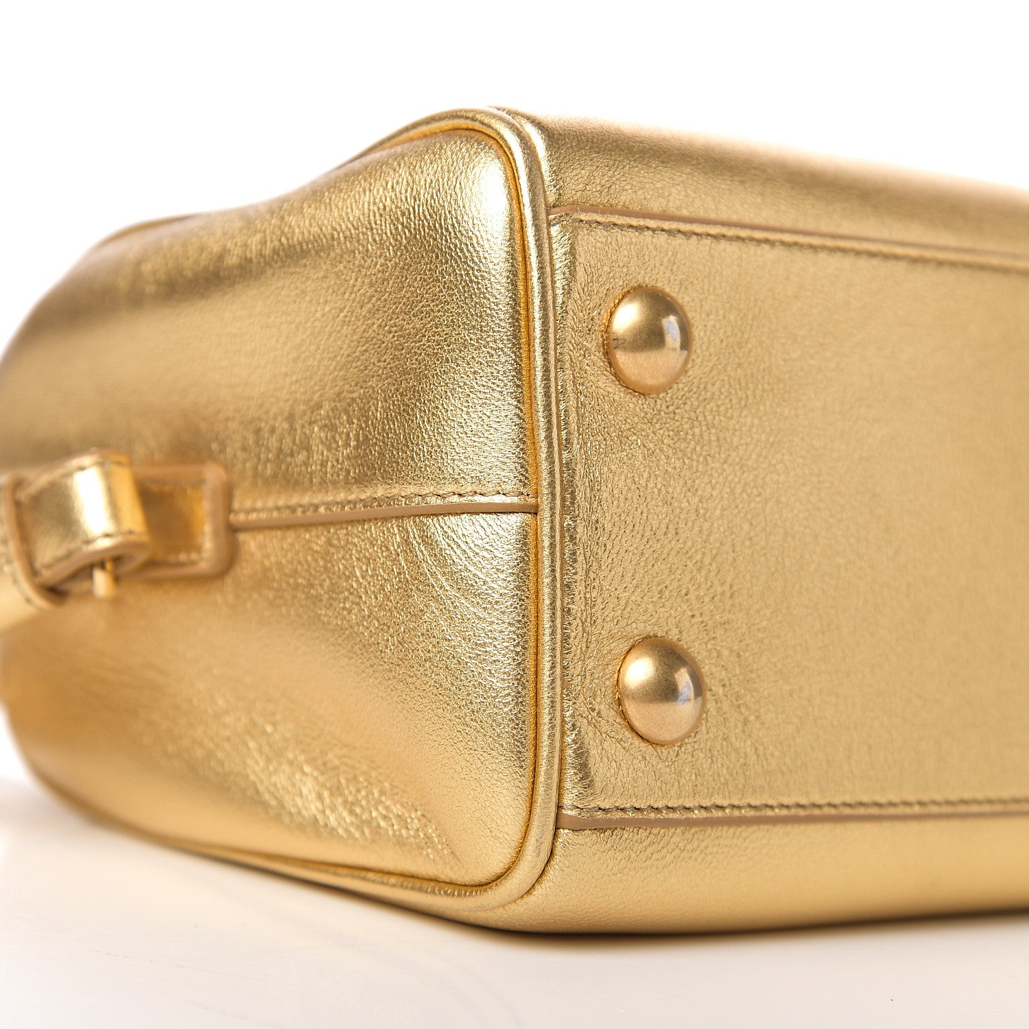Saint Laurent Calfskin Classic Baby Duffle Gold 7 of 8