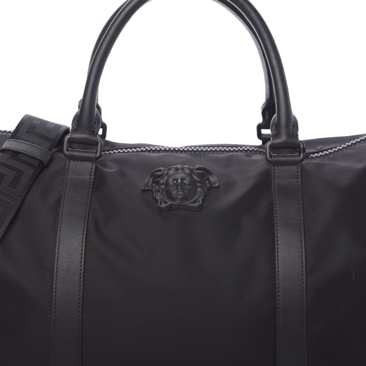 Nylon Palazzo Duffle Bag Black