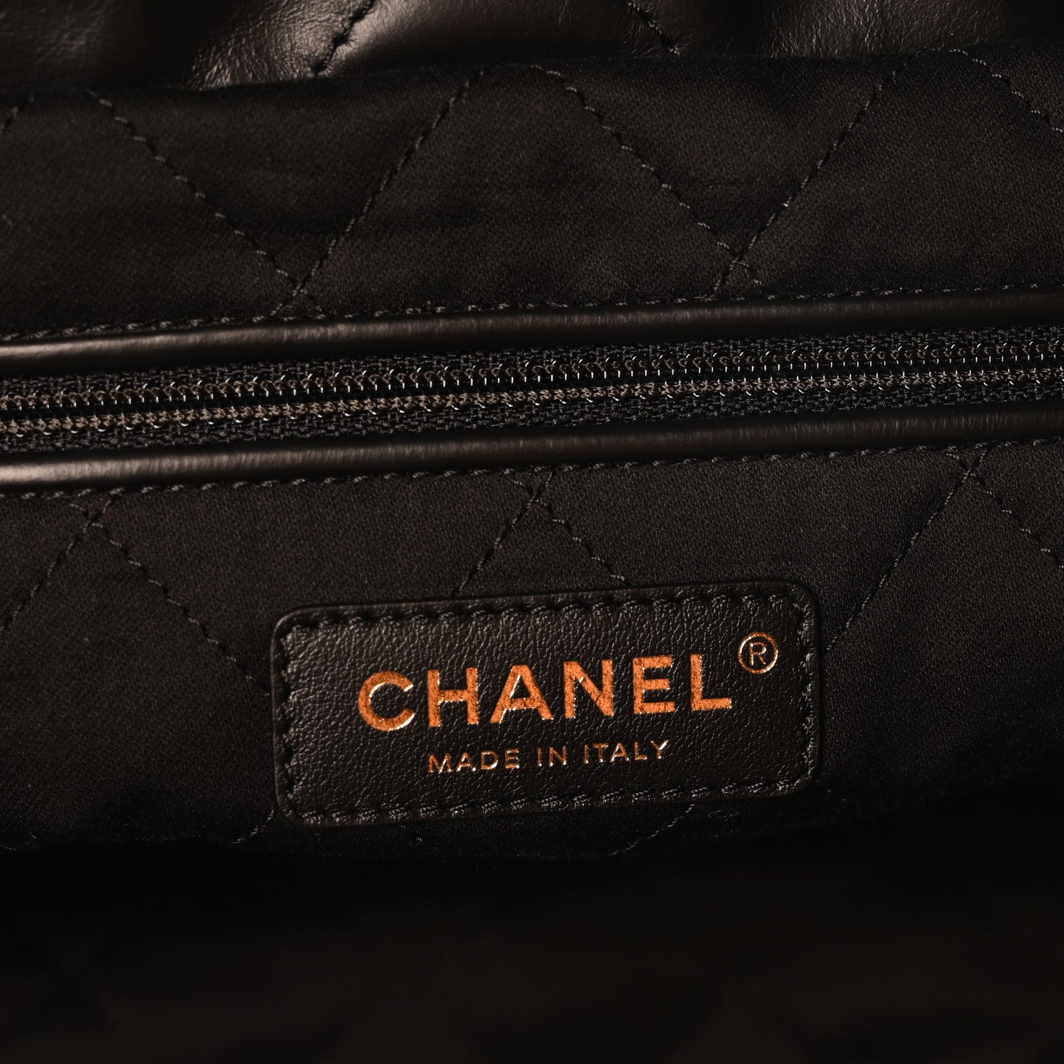Chanel Calfskin Quilted Large Chanel 22 Black White 7 of 11