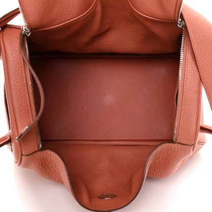 Hermes Taurillon Clemence Lindy 34 Rose Thè 5 of 21
