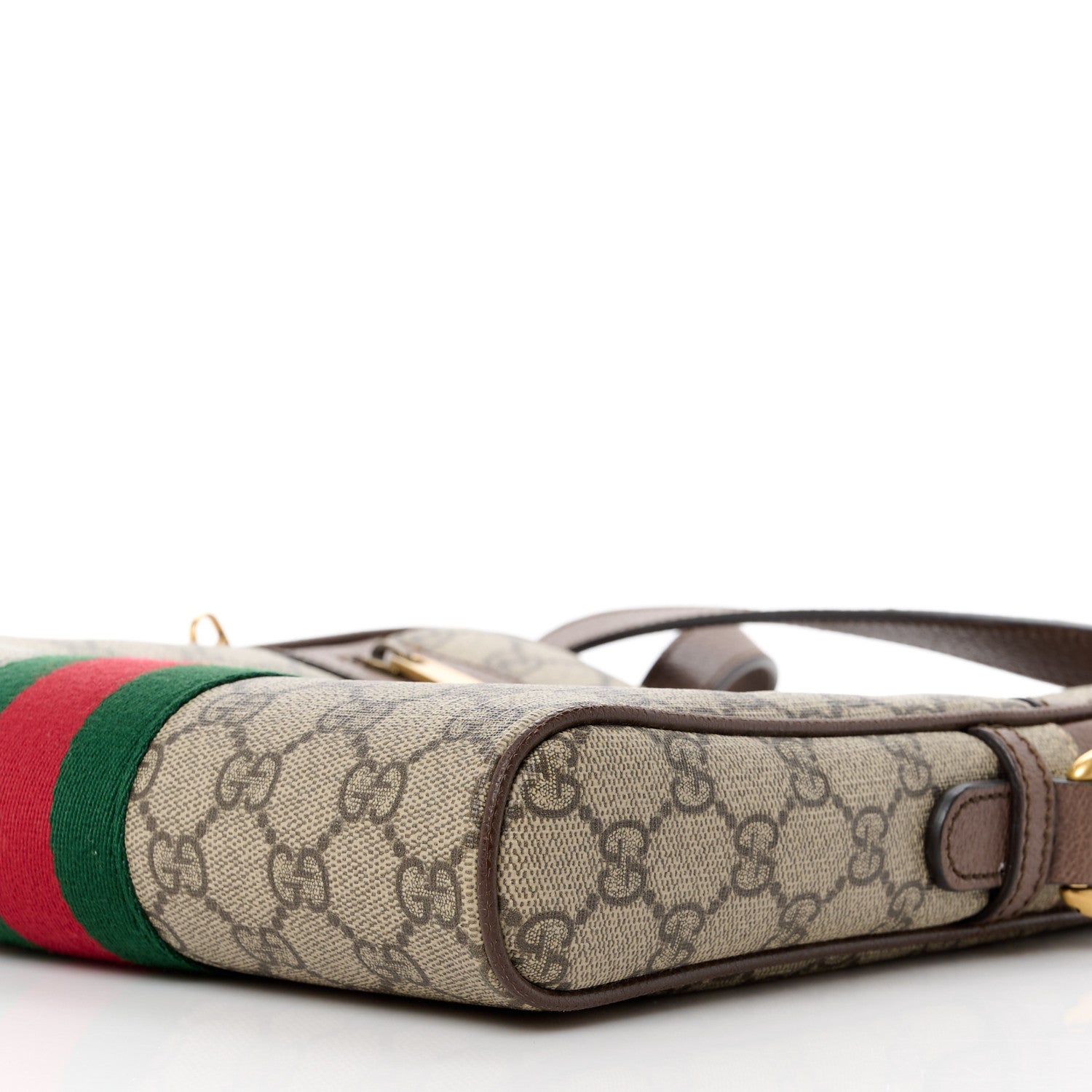 Gucci GG Supreme Monogram Web Small Ophidia Messenger Bag Brown 11 of 11