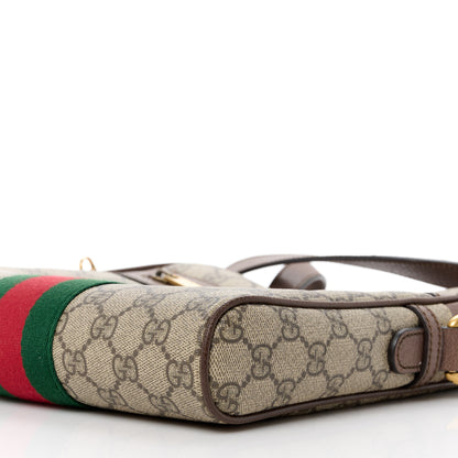 Gucci GG Supreme Monogram Web Small Ophidia Messenger Bag Brown 11 of 11