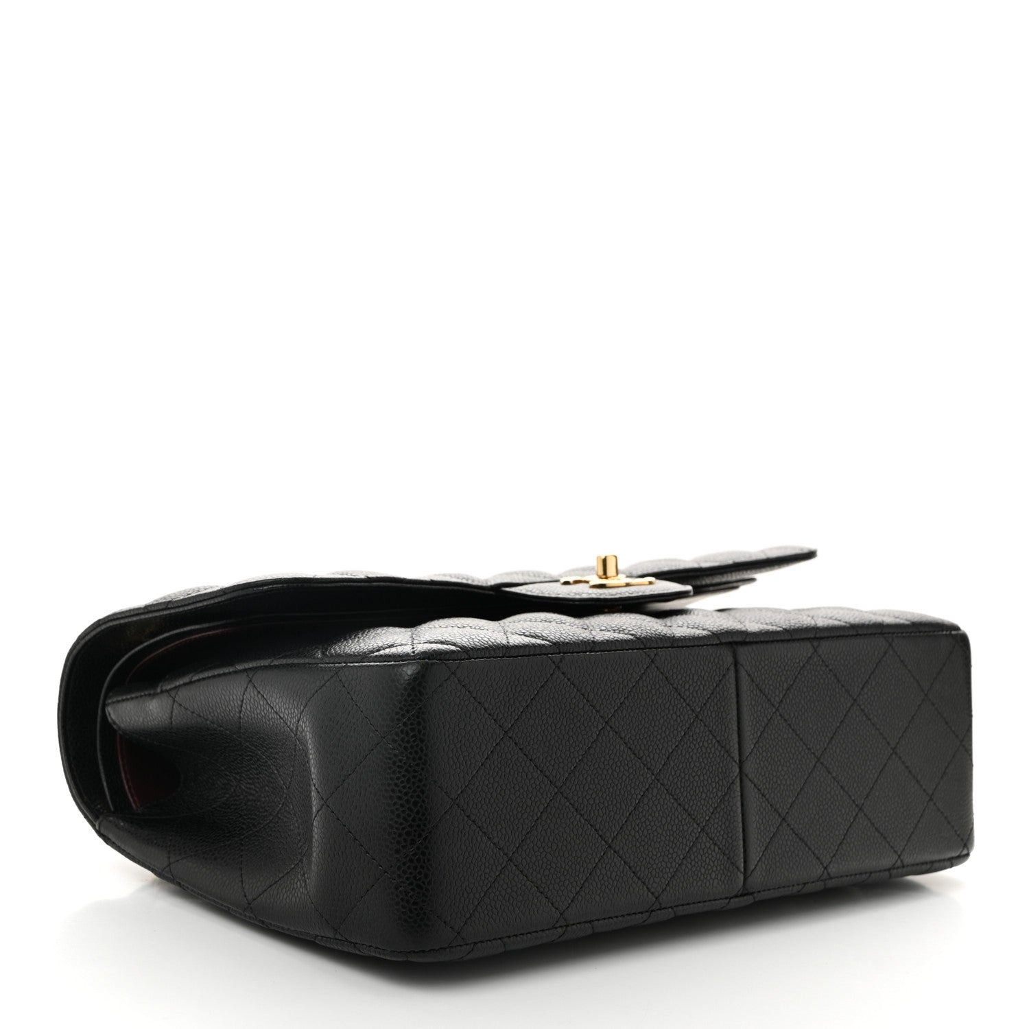 Chanel Caviar Quilted Jumbo Double Flap Black 4 of 11