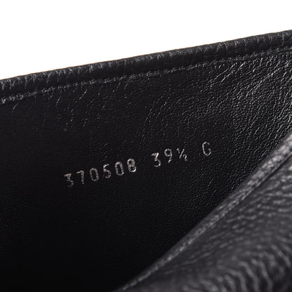 Gucci Calfskin Microguccissima Boots 39.5 Black 9 of 9