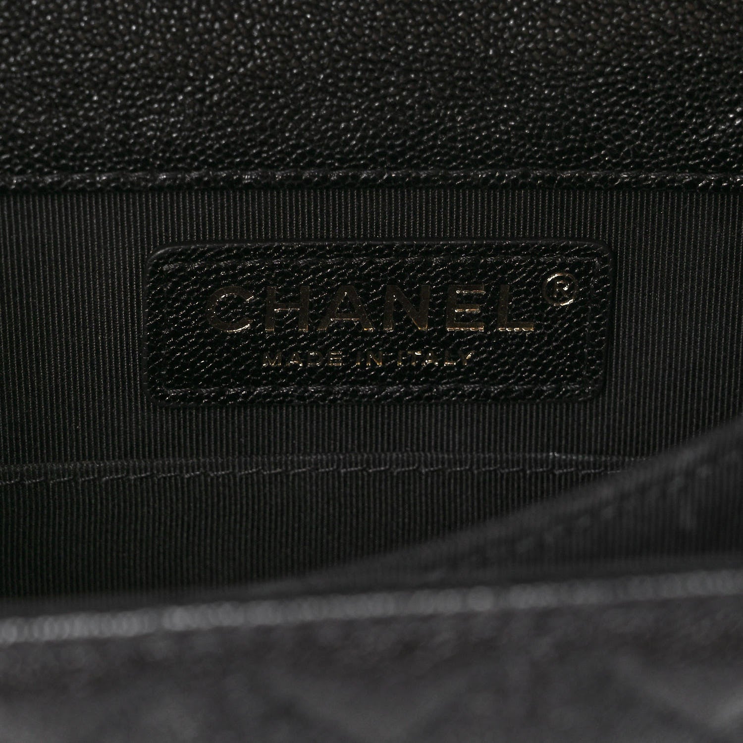 Chanel Caviar Quilted North South Boy Flap Black 6 of 9
