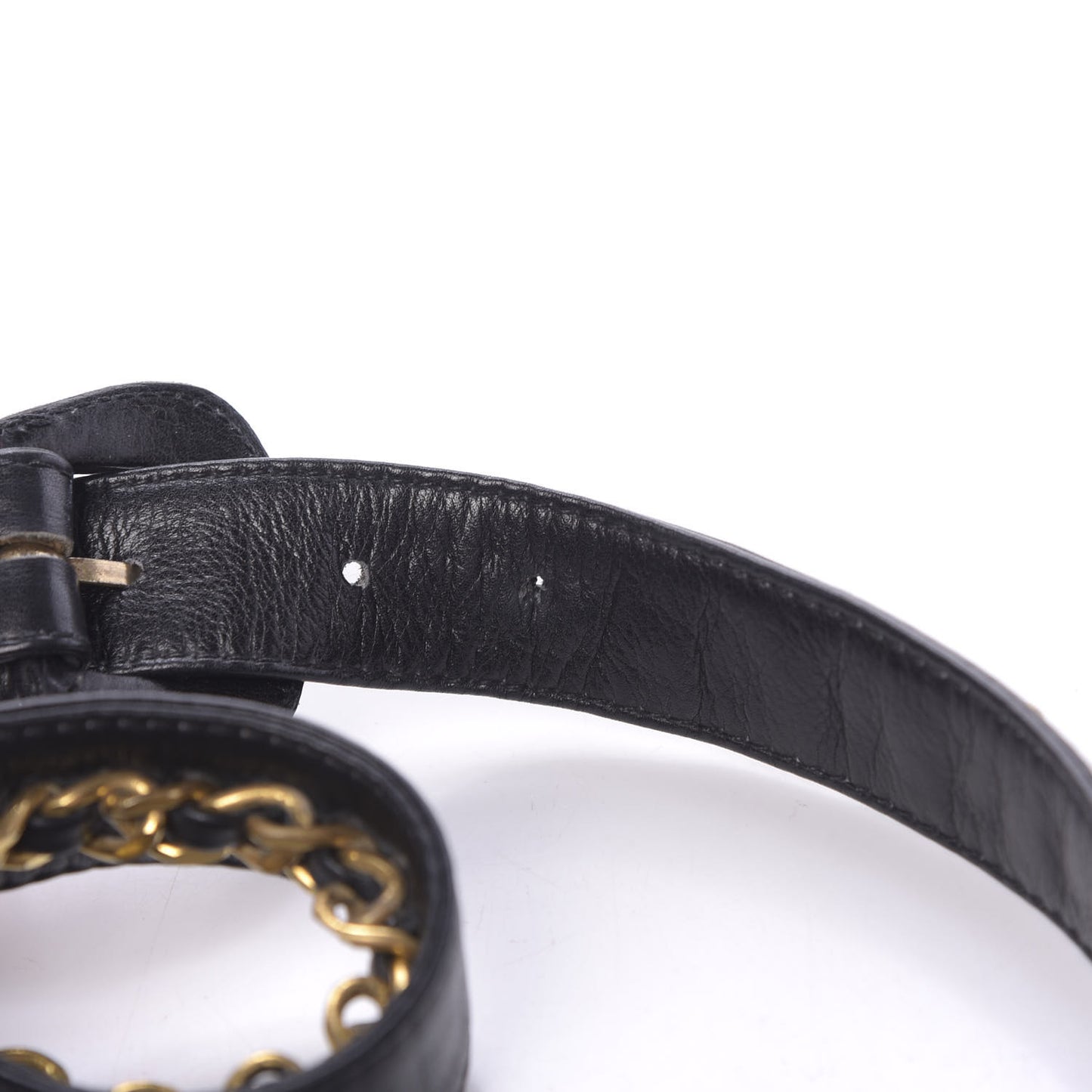 Calfskin Diamond Embossed Flap Waist Belt Bag Black