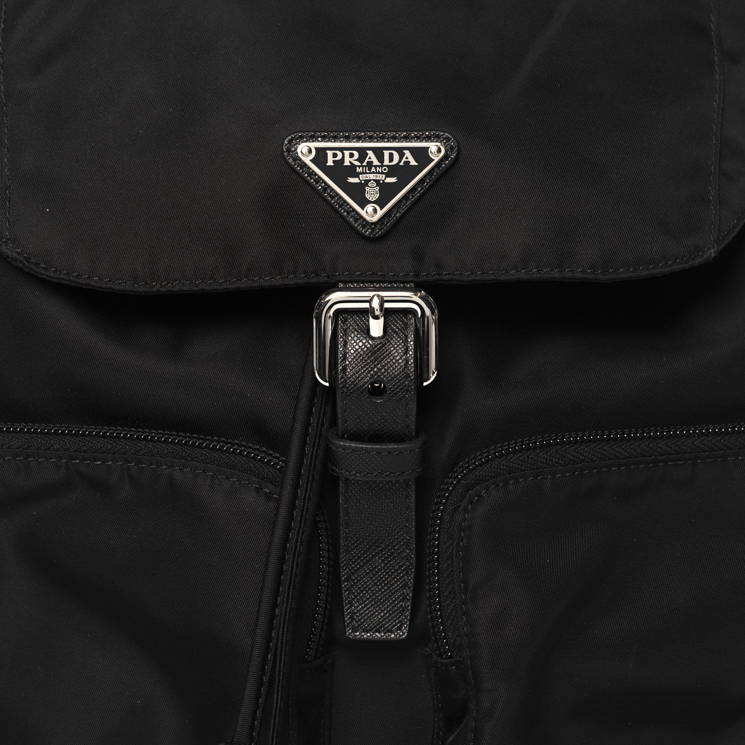 Prada Nylon Vela Large Backpack Black 7 of 9