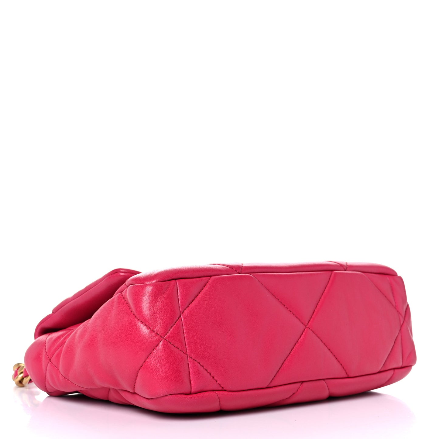Goatskin Quilted Medium Chanel 19 Flap Pink