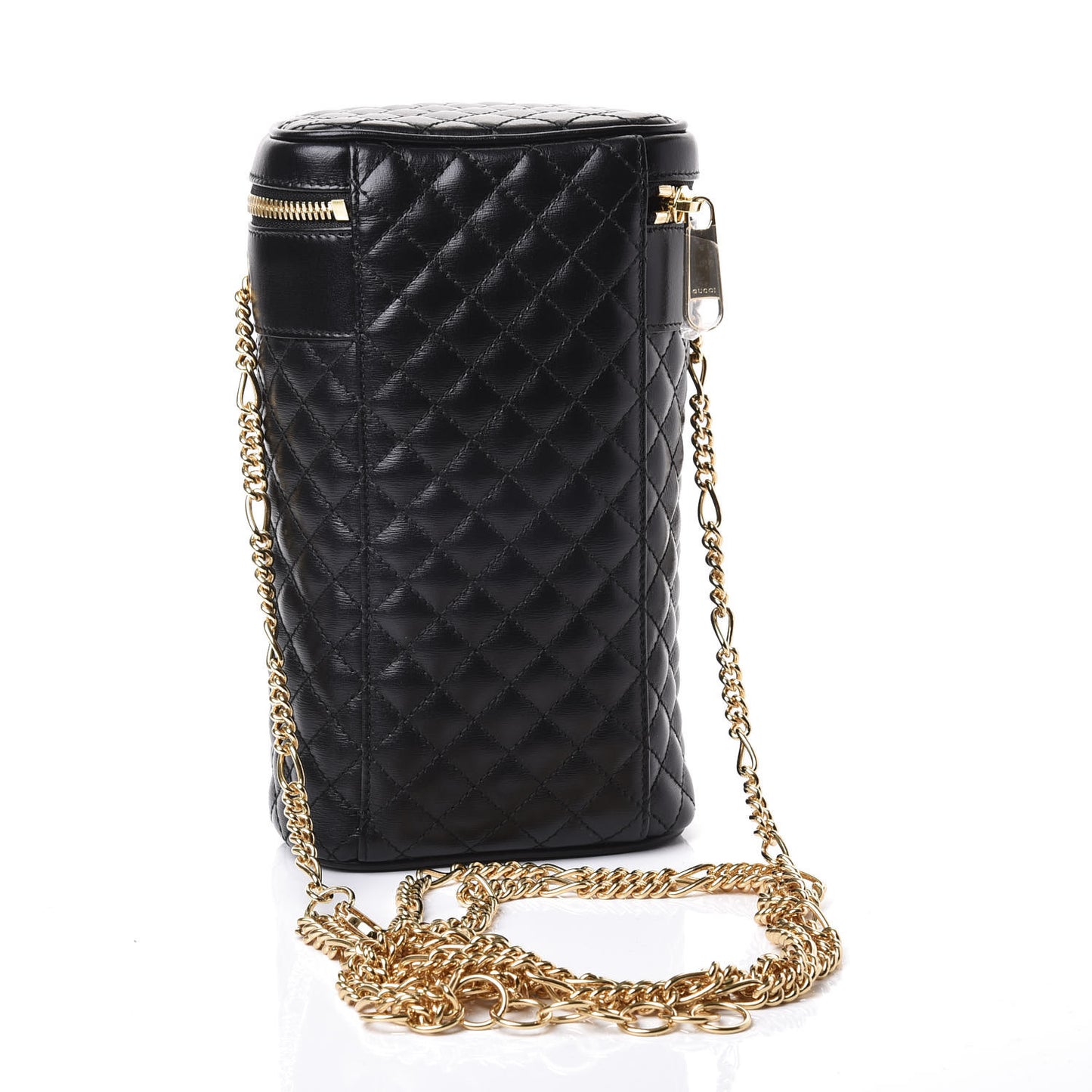 Calfskin Trapuntata Zumi Belt Bag Black