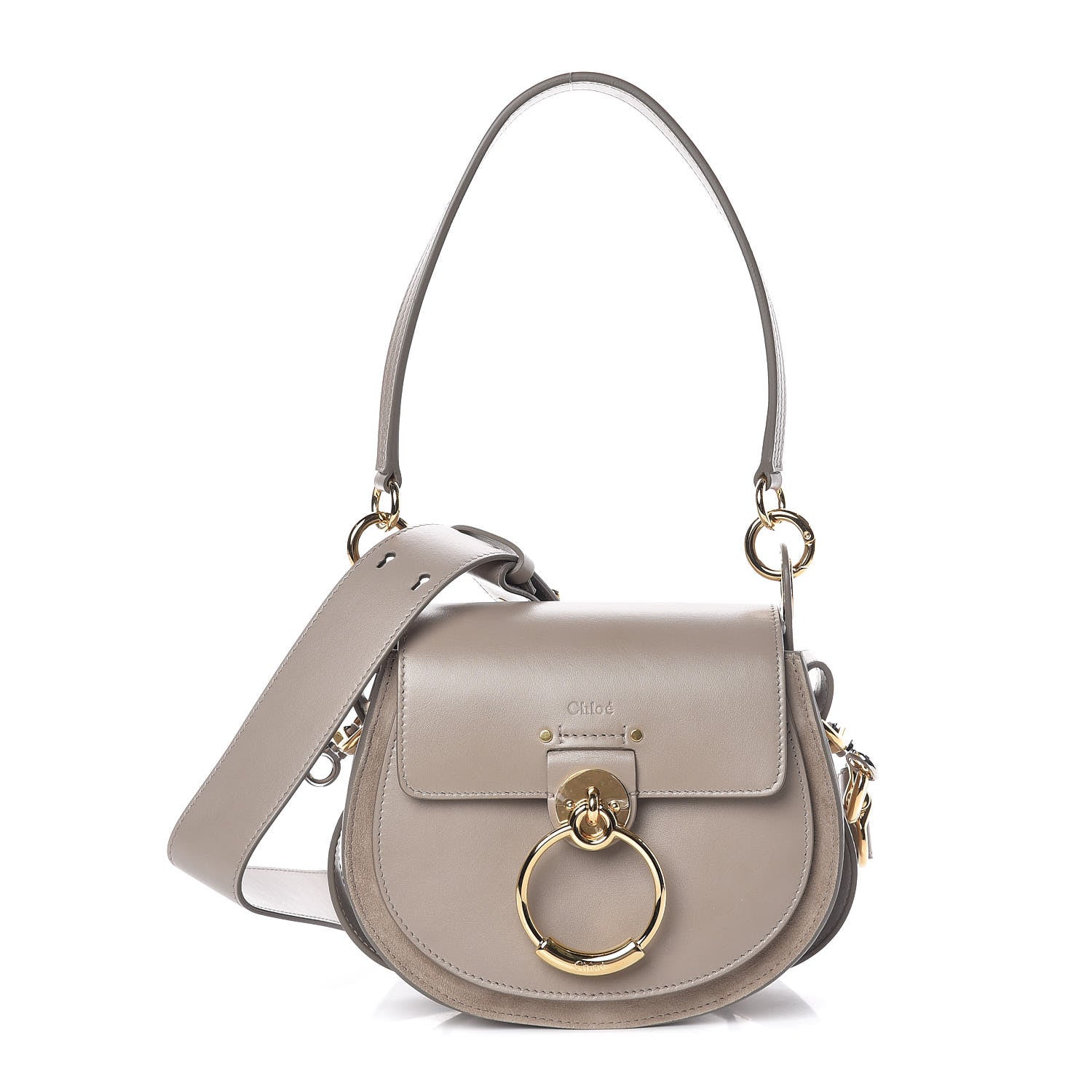 Chloe Calfskin Small Tess Bag Motty Grey 1 of 8