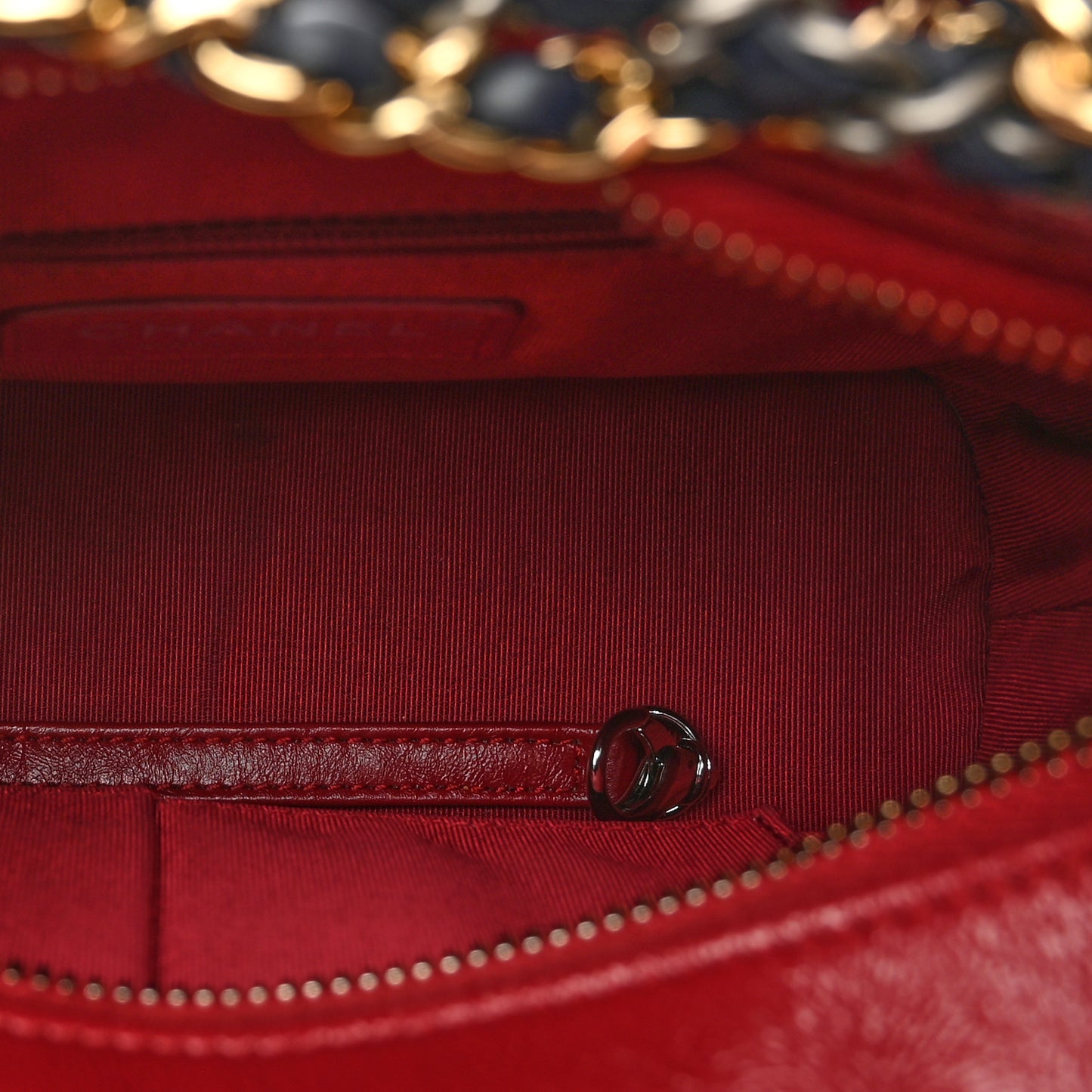 Wool Calfskin Quilted Small Gabrielle Hobo Navy