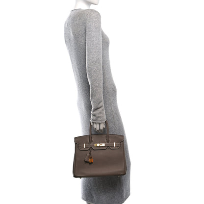 Hermes Togo Birkin 30 Etoupe 2 of 11