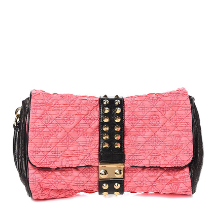Louis Vuitton Satin Quilted Monogram Coquette Pochette Bunny Pink 1 of 6