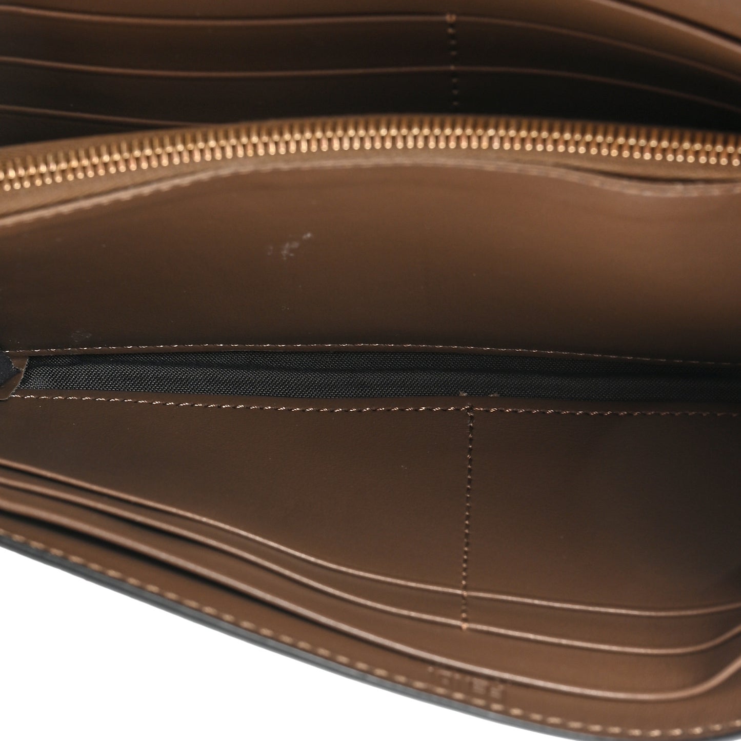 Vitello Soft F is Fendi Bi-Color FF 1974 Embossed Continental Envelope Wallet On Chain Maya Black
