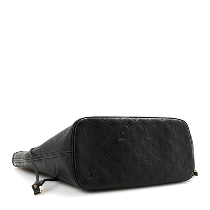 Louis Vuitton Empreinte Monogram Giant Neverfull MM Black 5 of 10