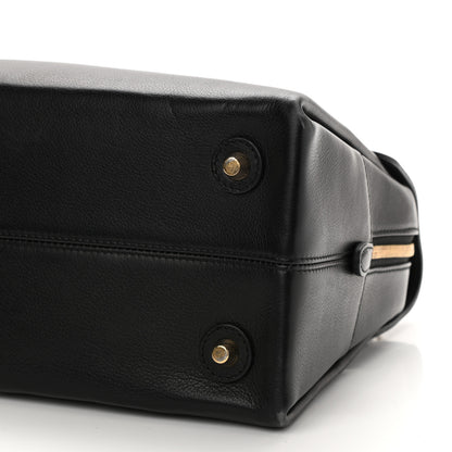 Christian Dior Calfskin Top Handle Flap Black 8 of 8