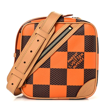 Louis Vuitton Damier Pop Chess Messenger Orange 1 of 9