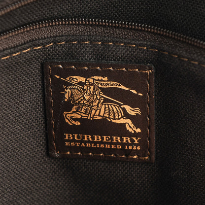 Burberry Haymarket Check Medium Regent Tote Chocolate 6 of 8
