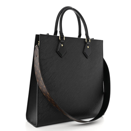 Louis Vuitton Epi Sac Plat PM Black 3 of 9