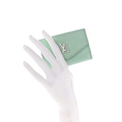 Louis Vuitton Calfskin Lockmini Wallet Menthe 2 of 8