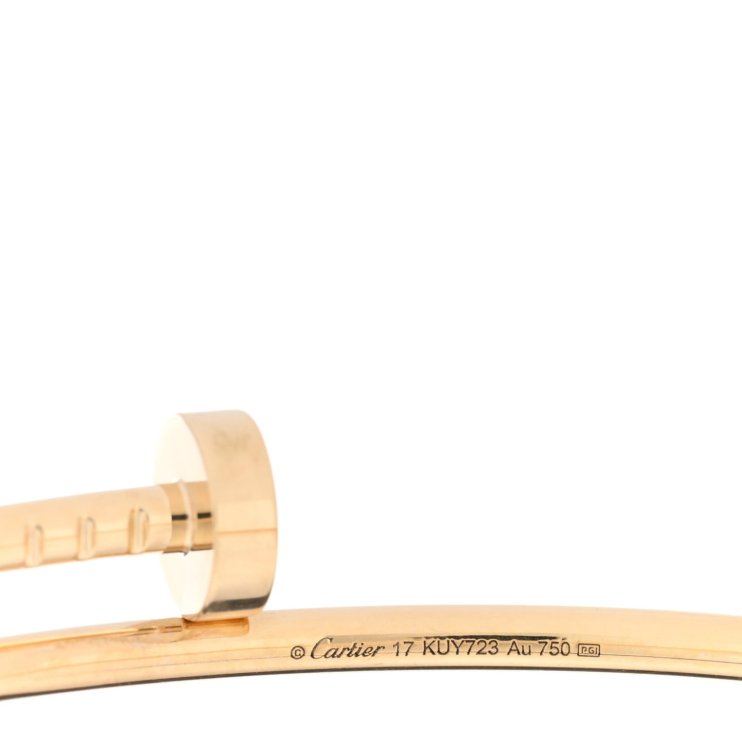 18K Yellow Gold Small Juste Un Clou Bracelet 17