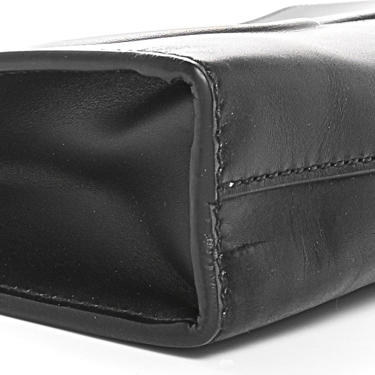 Calfskin Embossed XL Clutch Black
