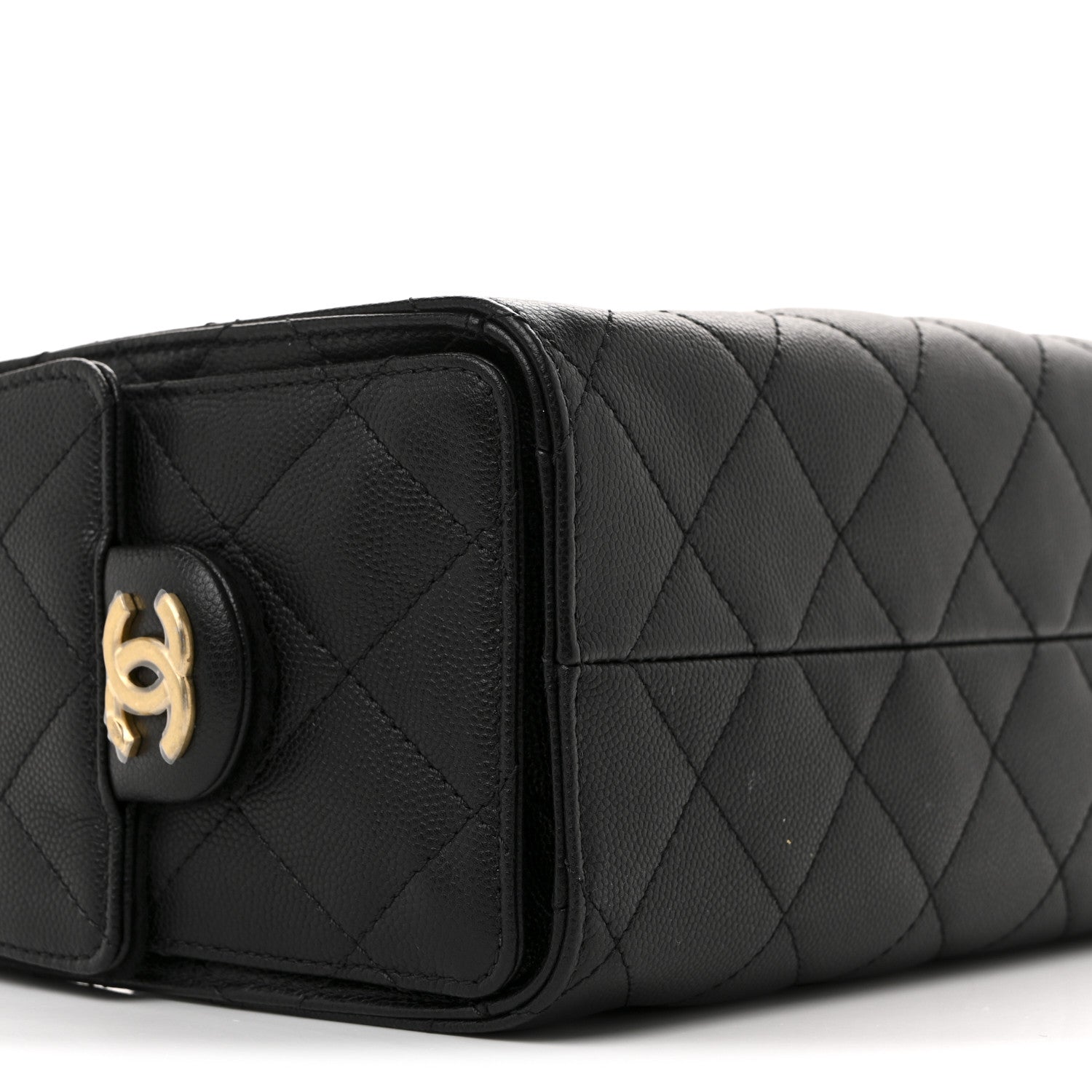 Chanel Caviar Quilted Mini Chanel 25 Handbag Black 9 of 11