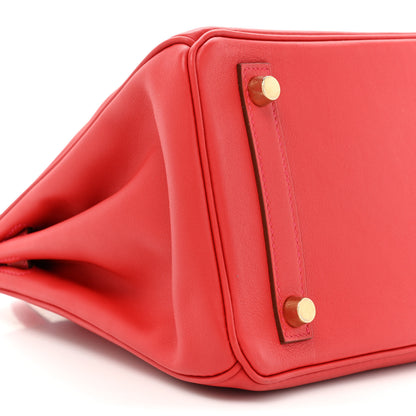 Hermes Swift Birkin 25 Vermillion 8 of 15