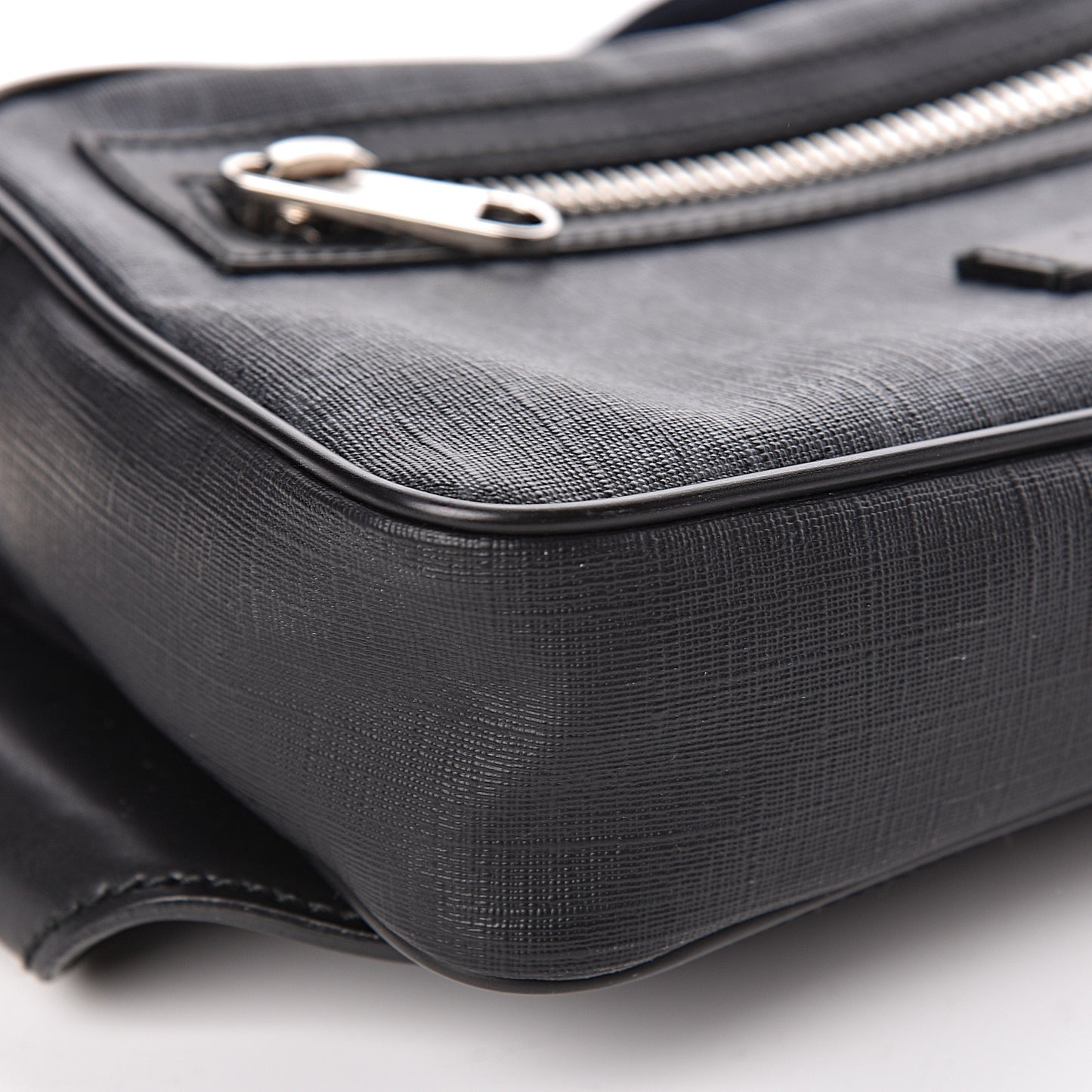 Soft GG Supreme Monogram Web Belt Bag Black Grey