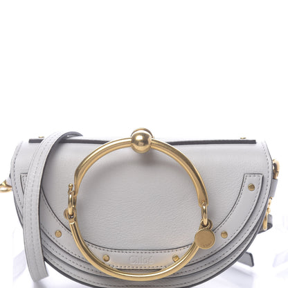 Chloe Calfskin Small Nile Bracelet Minaudiere Bag Airy Grey 12 of 15