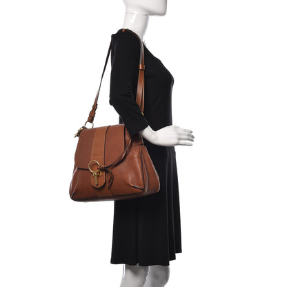 Chloe Grained Lambskin Medium Lexa Shoulder Bag Caramel 2 of 19