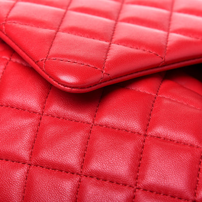 Chanel Lambskin Quilted Large Urban Spirit Backpack Red 12 of 13