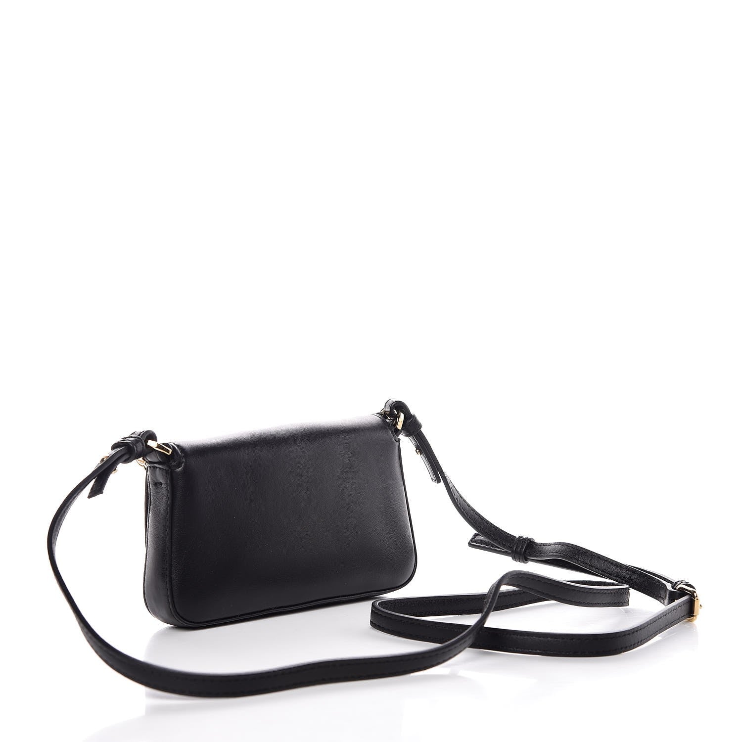 Fendi Shiny Nappa Micro By The Way Crossbody Black 3 of 7