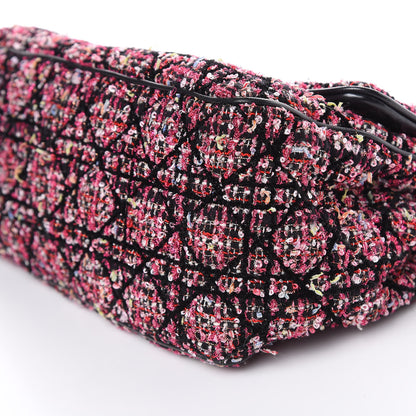 Christian Dior Tweed Medium Miss Dior Flap Pink Black Multicolor 9 of 11